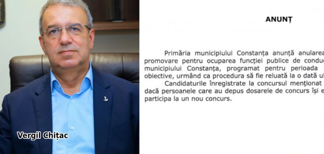 EXCLUSIV! Concursul pentru postul de secretar al municipiului Constanța, ANULAT... a patra oară