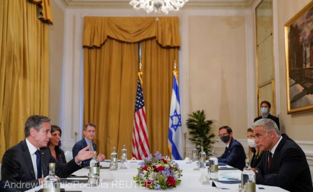 Noul şef al diplomaţiei israeliene i-a transmis lui Blinken „rezervele“ cu privire la dosarul nuclear iranian