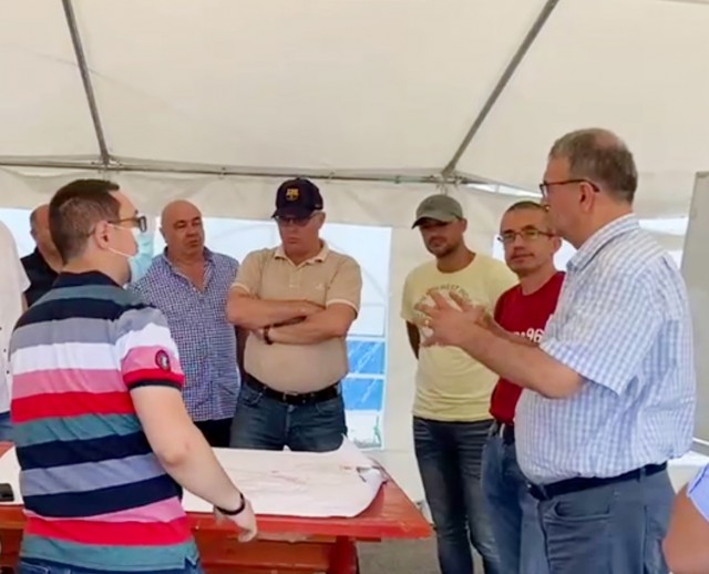 Primarul Chițac a verificat stadiul lucrărilor de înlocuire a conductelor de apă de pe bulevardul Aurel Vlaicu