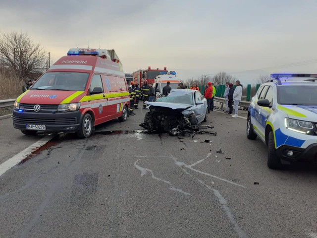 Accident rutier cu 3 victime, pe autostrada A2