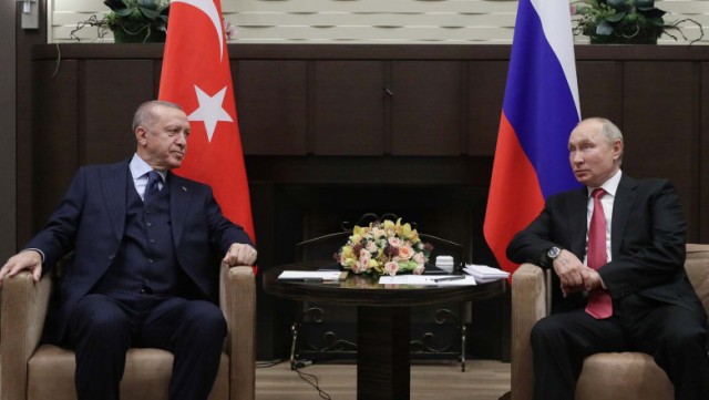 Putin a discutat cu Erdogan despre invazia Rusiei în Ucraina