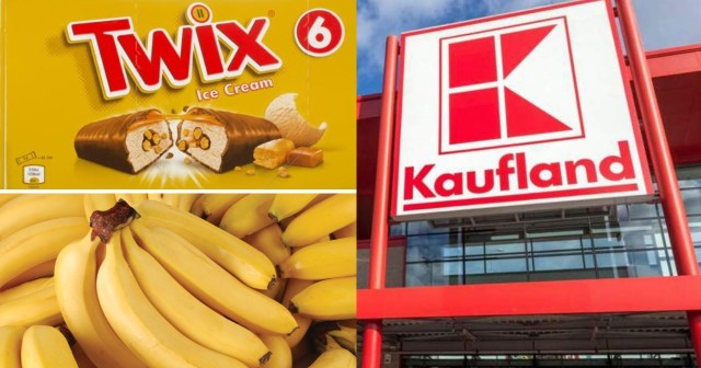 Alertă! Banane cu pesticide vândute de Kaufland, înghețată Twix și Bounty cu substanță cancerigenă