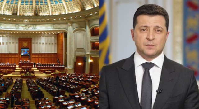 Președintele Ucrainei, Volodimir Zelenski, va vorbi în Parlamentul României
